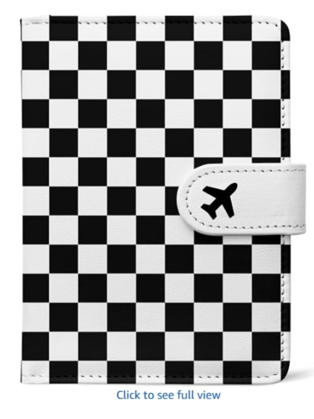 Passport Holder, Cute Travel Wallet Cover with RFID Blocking,black | PU leather
